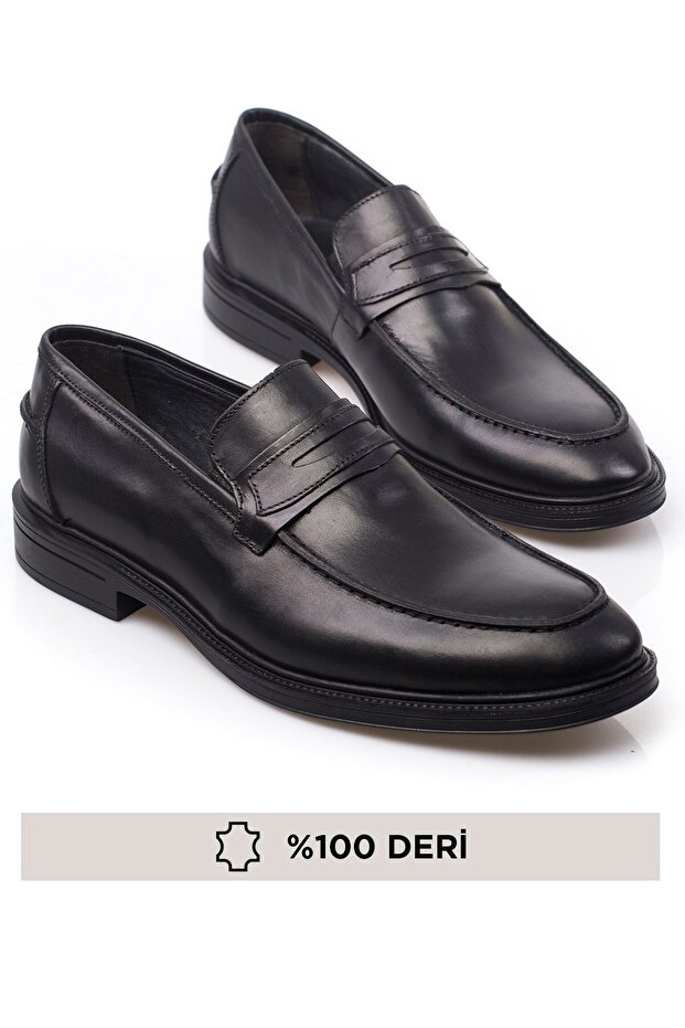 Genuine Leather, Italian Design, Inside and Outside Leather Men's Classic Shoes