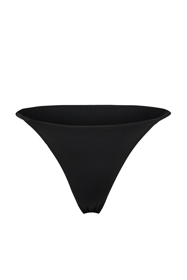 Siyah Regular Düşük Bel Bikini Altı TBESS22BA0232 - 6