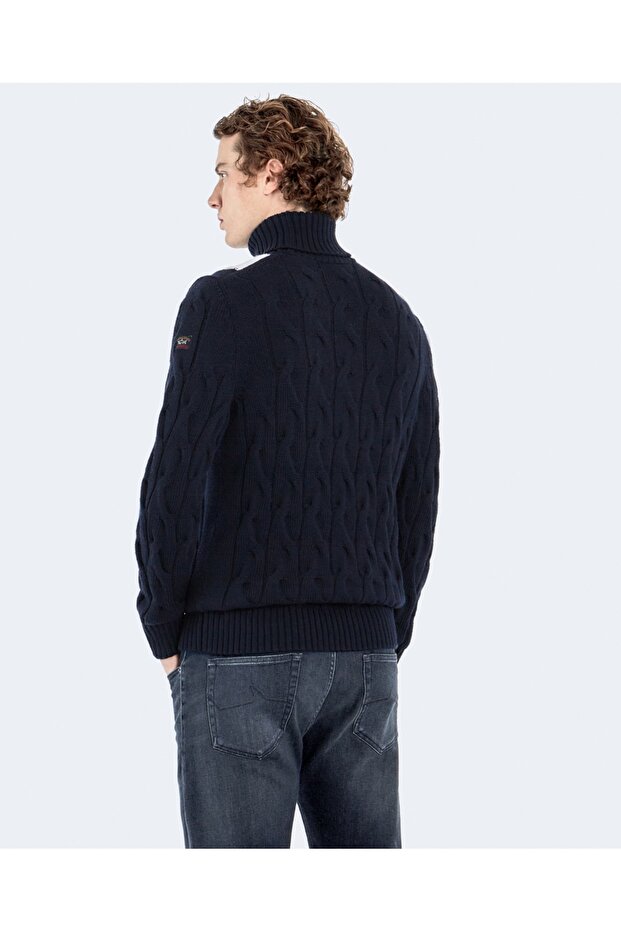 Men's Woollen Turtleneck - 2