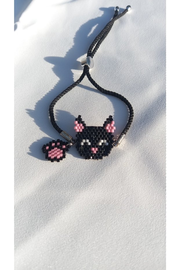 Miyuki Paw Cat Bracelet