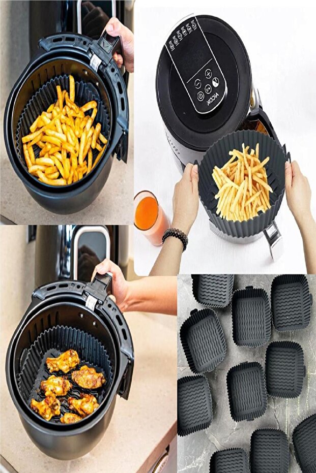 Airfryer Silicone Cooking Mold - Air Fryer Mold Compatible with All Airfryers