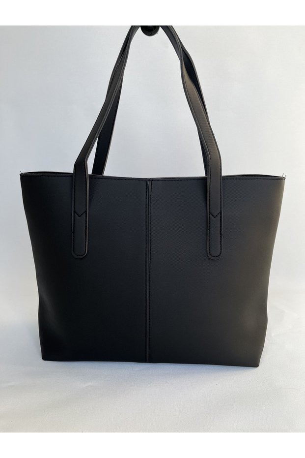 Women's Black Briefcase School Business Bag Shoulder Bag Large Wide Daily Useful Bag Stylish Bag