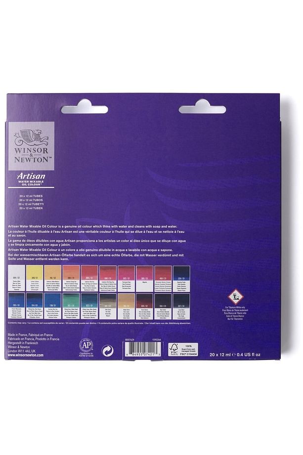 Winsor & Newton Artisan Yağlı Boya Access Boya Seti 20x12ml Tüp - 7