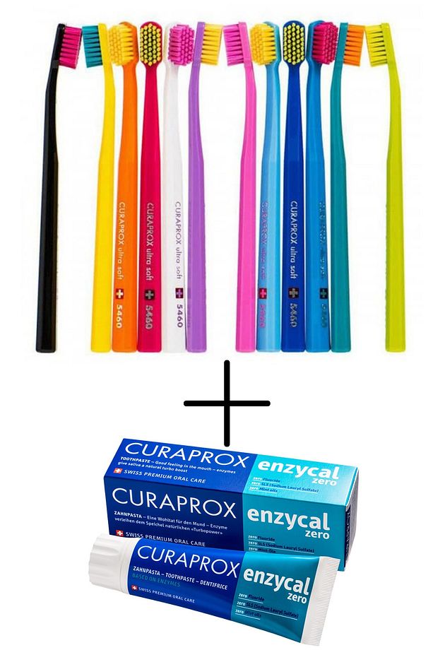 Cs 5460 Ultra Yumuşak Diş Fırçası + Enzycal Zero Florürsüz Diş Macunu 75ml - 2