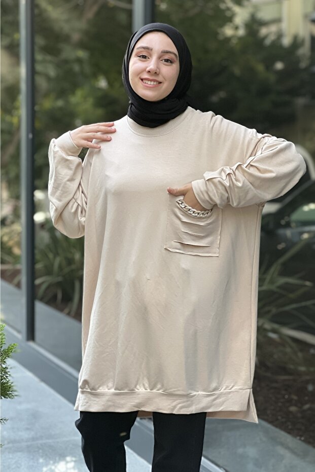 Sweatshirt Tunik - 1