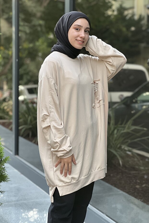 Sweatshirt Tunik - 4