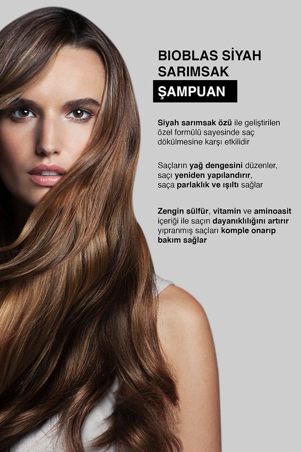 Siyah Sarımsaklı Şampuan 1.000 ml - Dökülme Karşıtı Besleyici & Onarıcı Şampuan - 3
