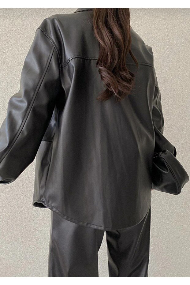Deri Gömlek Ceket - 2