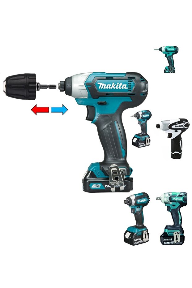 Makita Td022dse Td0101f 6722d 6723dw Td090dwe Td090dwex1 Dtw285rfe Akülü Şarjlı Matkap Için - 3