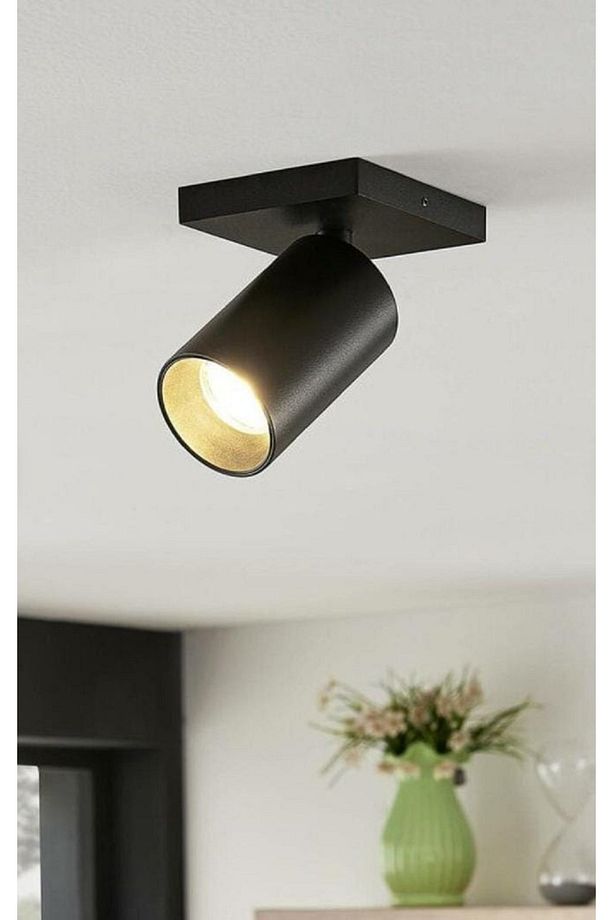 Mylıghts Led Aplik Led Avize Led Spot Kare Gövde Mat Siyah Gün Işığı Ampul Ampul Dahildir - 1