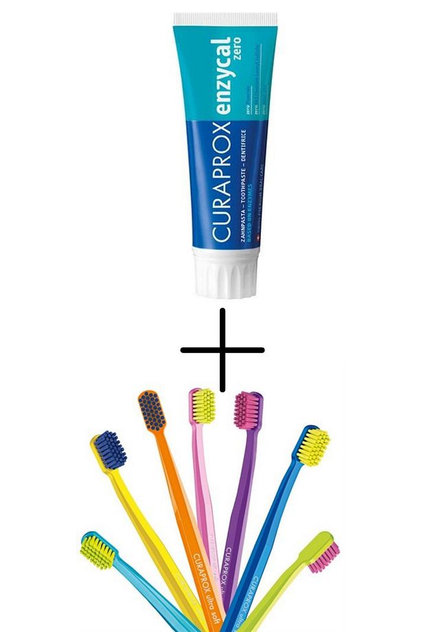 Cs 5460 Ultra Yumuşak Diş Fırçası + Enzycal Zero Florürsüz Diş Macunu 75ml - 1