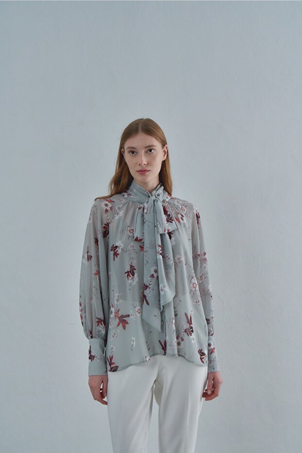 Aria Şifon Gömlek - 5