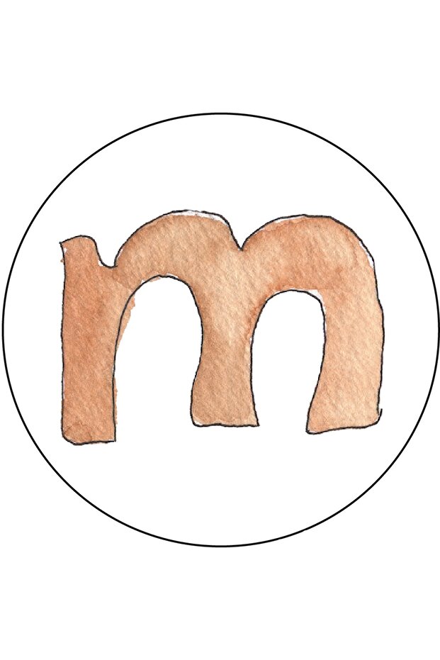 Agu Patch - Harf M - 1