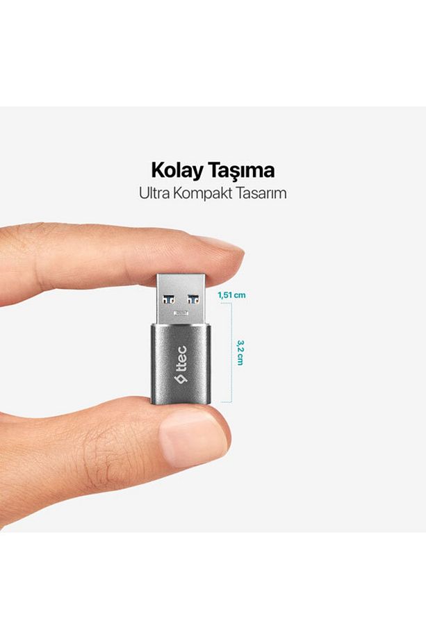 USB-A 3.0 – Type-C OTG Dönüştürücü Adaptör - 5