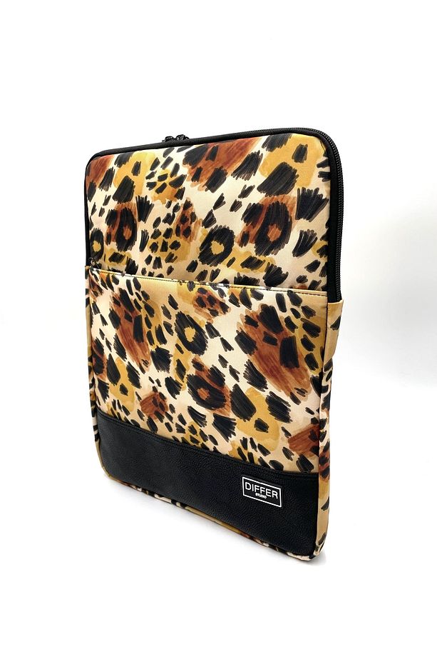 13-14'' Inç Leopar Desenli Macbook/laptop/bilgisayar/notebook/tablet Kılıfı - 1