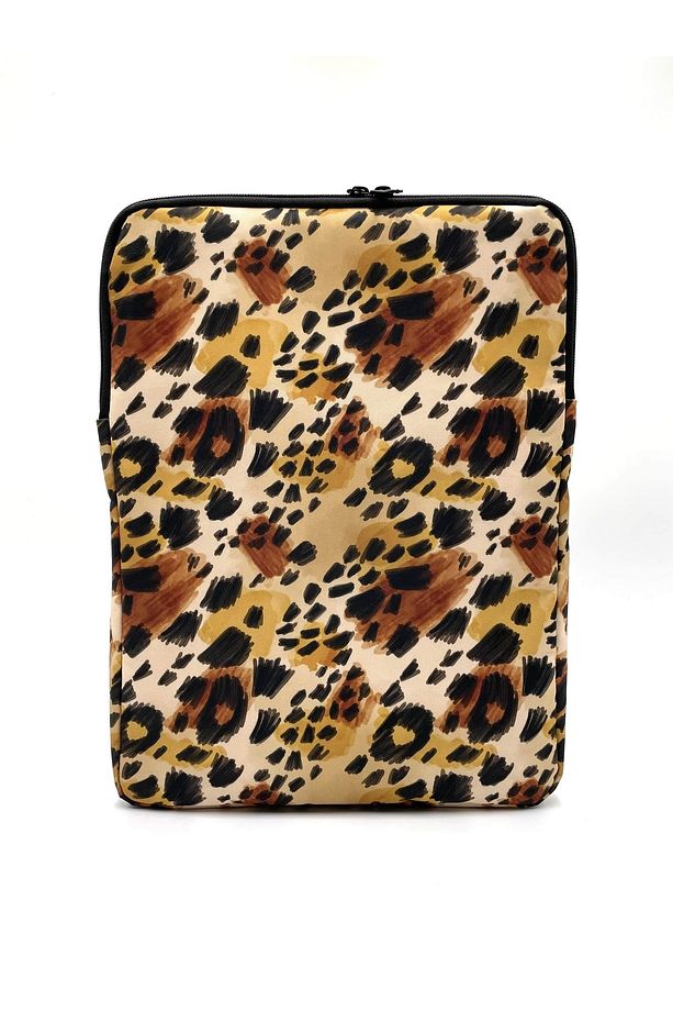 13-14'' Inç Leopar Desenli Macbook/laptop/bilgisayar/notebook/tablet Kılıfı - 4