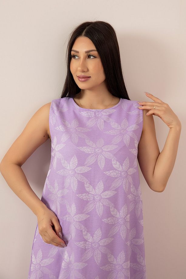 Sıfır Kol Elbise 13391 - 5