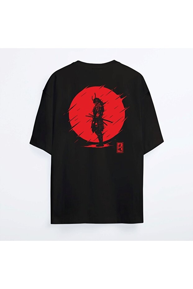 تي شيرت للجنسين من Samurai Oldschool مقاس كبير