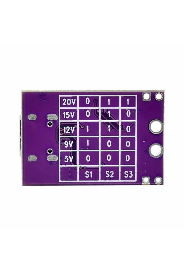 Pd/qc/afc Hızlı Şarj Adaptöründen Voltaj Yükseltici Modül Decoy 5v 9v 12v 15v 20v Sabit Voltaj - 8