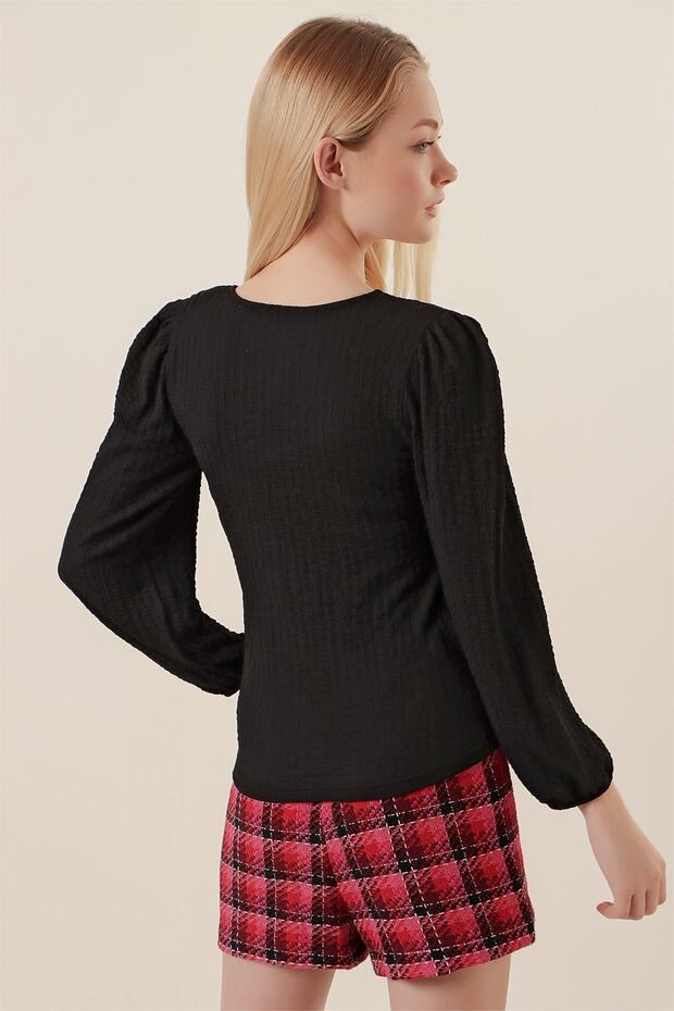 Square Neck Blouse - 5