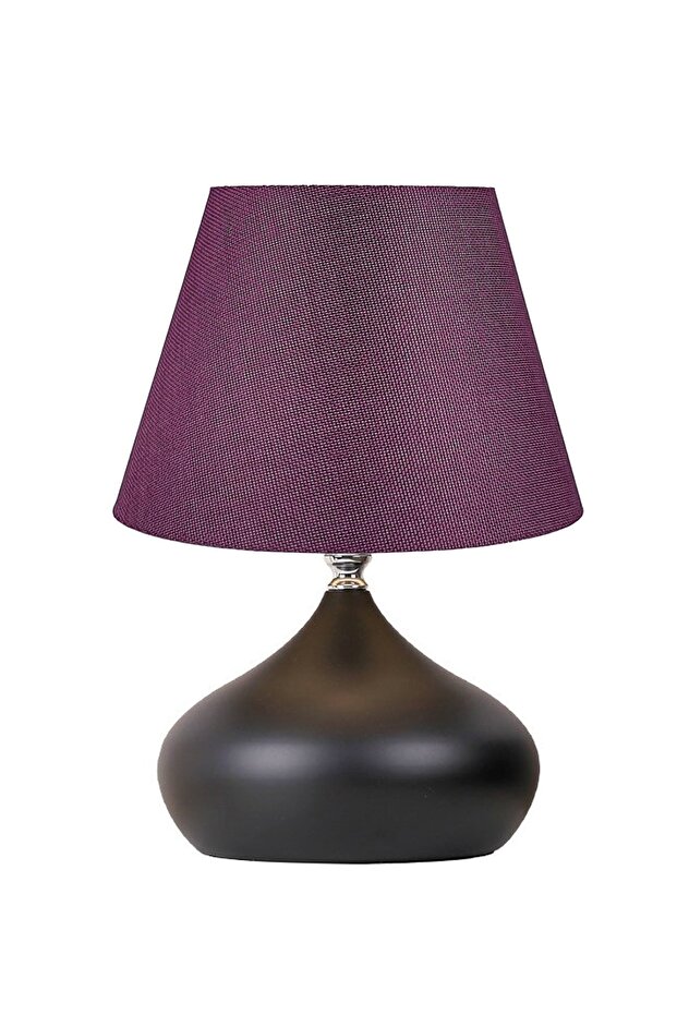 مصباح طاولة Lina Purple Hat عاكس الضوء المعدني الفردي
