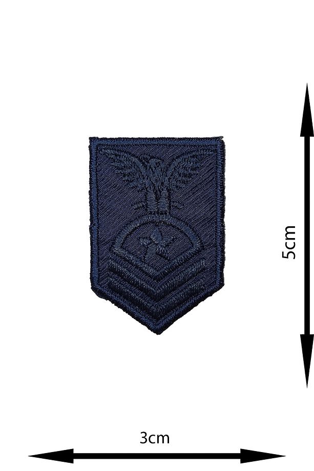 Ütü Ile Yapışan Arma - Patch - Delik Yama Set-1 Modeli Lacivert (4'lü Set) - 2