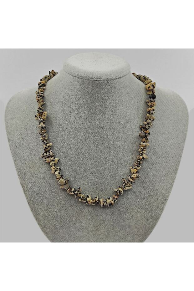 Natural Quail Jasper Stone Broken Natural Stone Women's Necklace