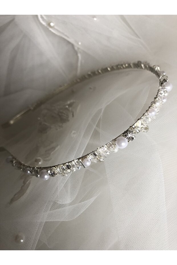 Crystal Embroidered Bridal, Engagement, Henna, Wedding Crown