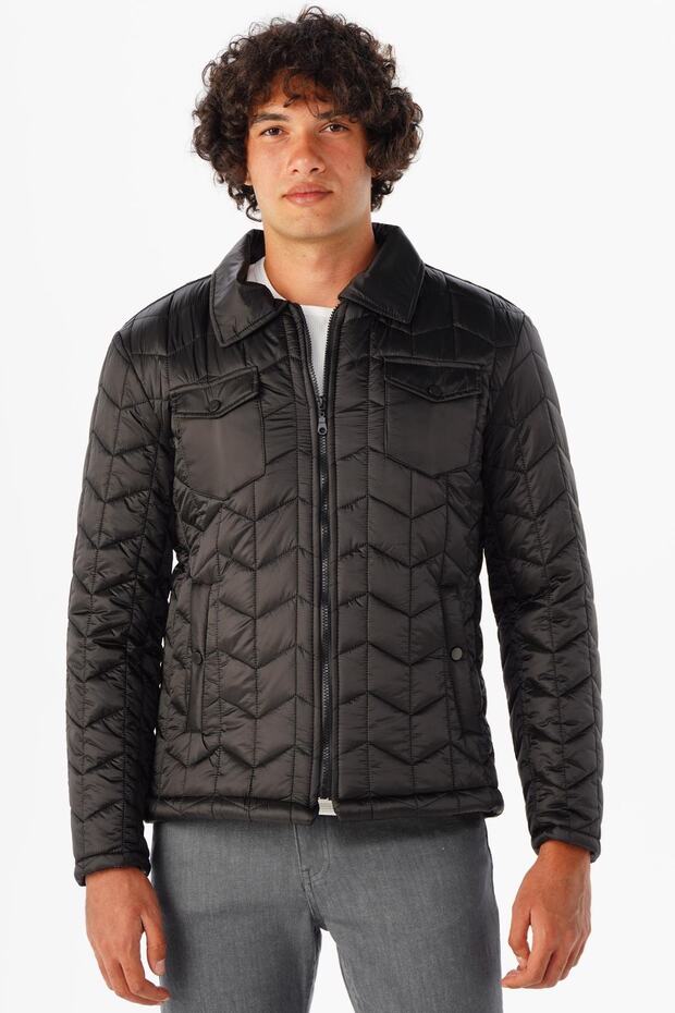 Slim Kalıp Kapitone Mont - 1