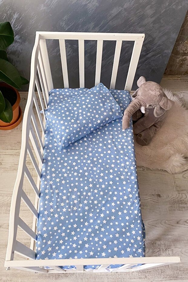 ملاءة مطاطية وغطاء وسادة 90x160 سم - 2