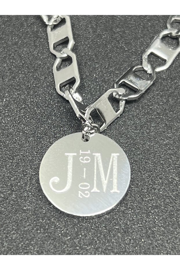 Jm 1902 Written Necklace Paperclip Chain