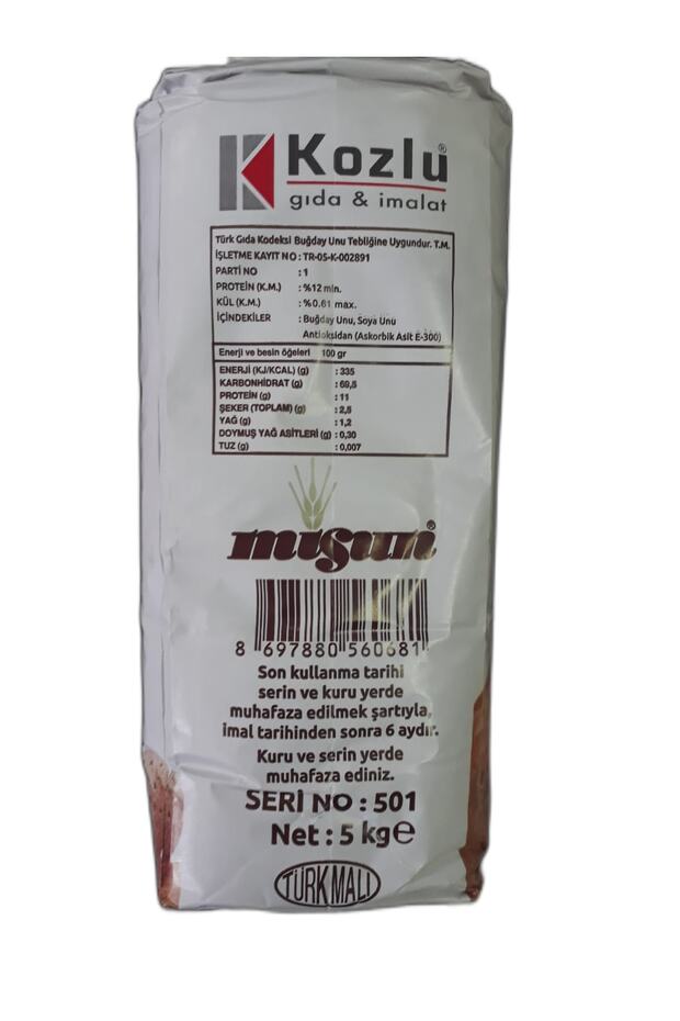 Misun Tam Buğday Unu Esmer 5 Kg-asafknt 1 Adet - 3