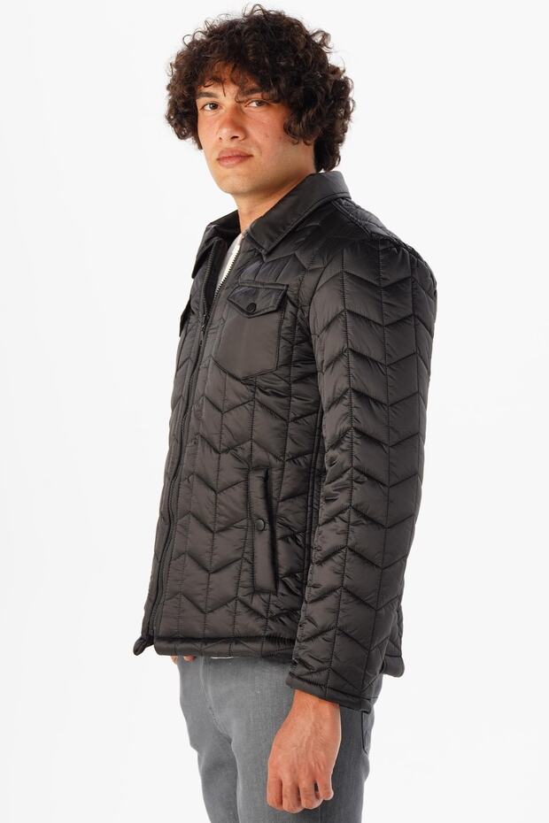 Slim Kalıp Kapitone Mont - 2