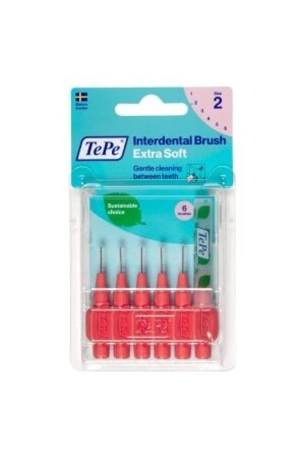 Blister X-soft Arayüz Fırçası 0.5 Mm Kırmızı 6'lı Paket ( 1 Adet ) - 1