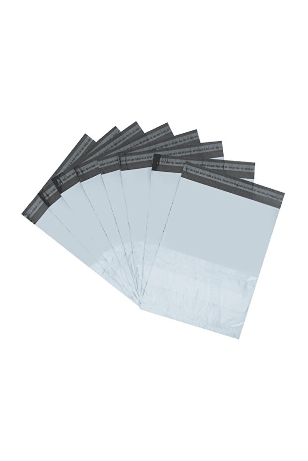 Baskısız Gri Cepli Kargo Poşeti - 30x38+5 - 1500 Adet - 1