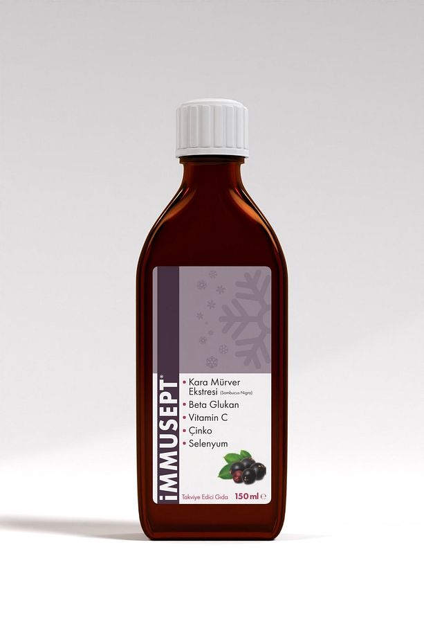 Kara Mürver Ekstresi Beta Glukan Vitamin C Çinko Şurup 150 Ml - 3
