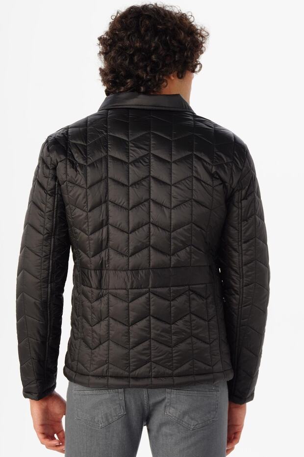 Slim Kalıp Kapitone Mont - 5