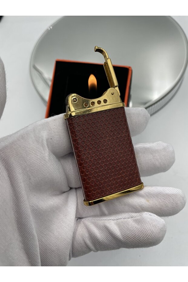 Mercedes Logolu Şık Deri Çakmak - 2