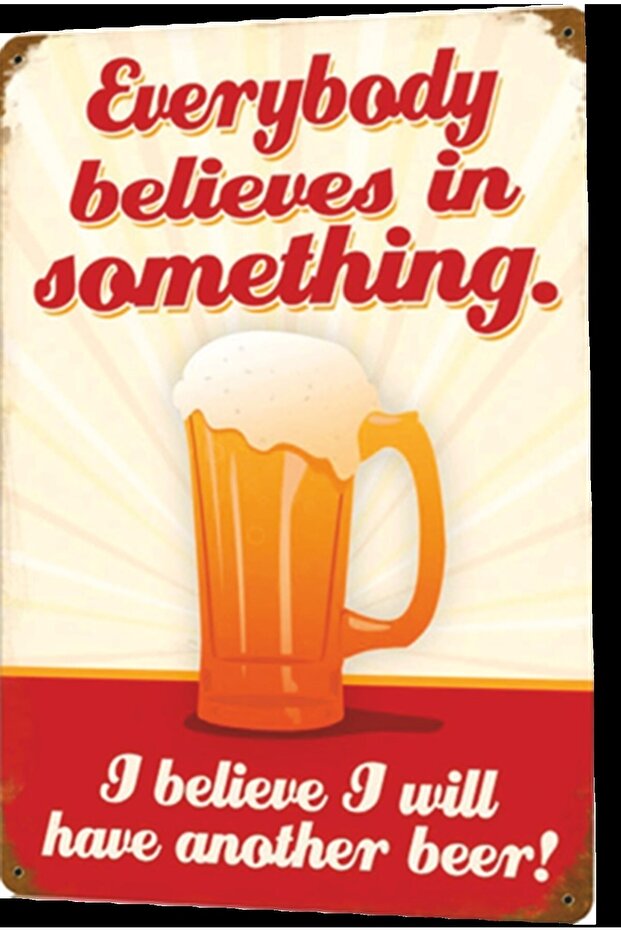 Beer Mug up Foaming Retro Wooden Poster