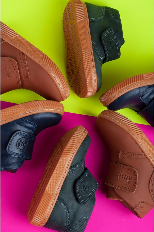 Bebek Ilk Adım Ortopedik Tek Cırtlı Hakiki Deri Haki Renk Cilt Bot & Bootie - 7