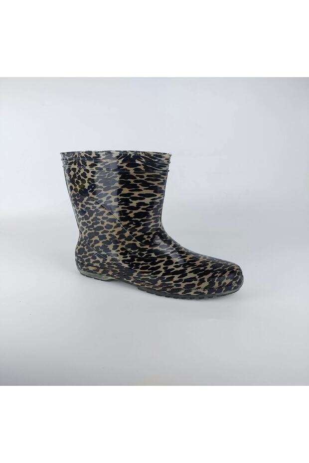 Plastic Boots Leopard - 1