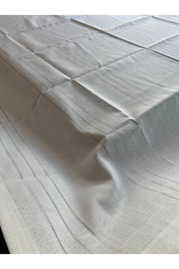 مفرش طاولة بلون سادة بدون رعاية - 1