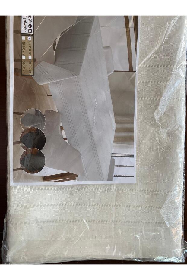 مفرش طاولة بلون سادة بدون رعاية - 3