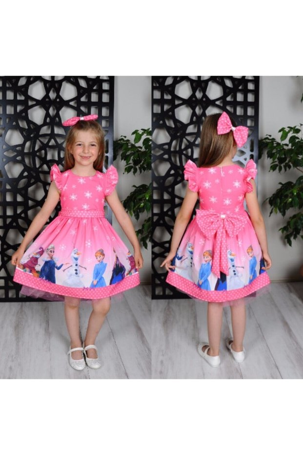 Girl's Blue Frozen Elsa Princess Dress