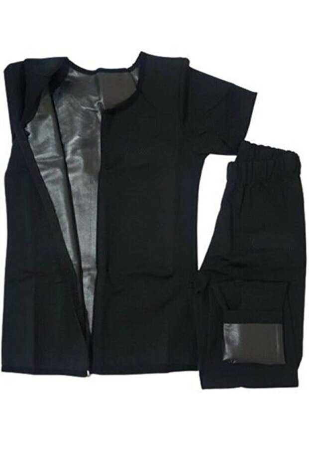 Maximum Sweat Thermal Sauna Corset Tights and Zippered Sleeves Set