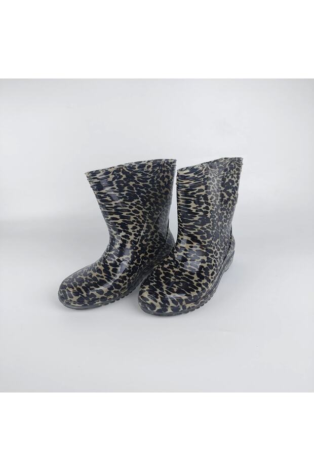 Plastic Boots Leopard - 3