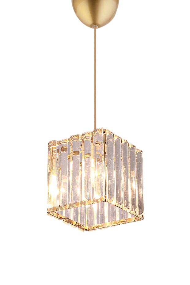 Tekli Sarkıt Kristal Cam Avize - 3