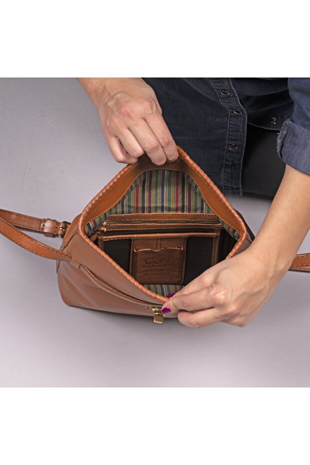 Handmade Deri Postacı Çanta (Tata) - 4