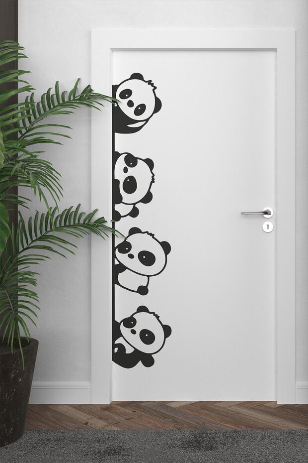 Panda Duvar Sticker Seti - 1