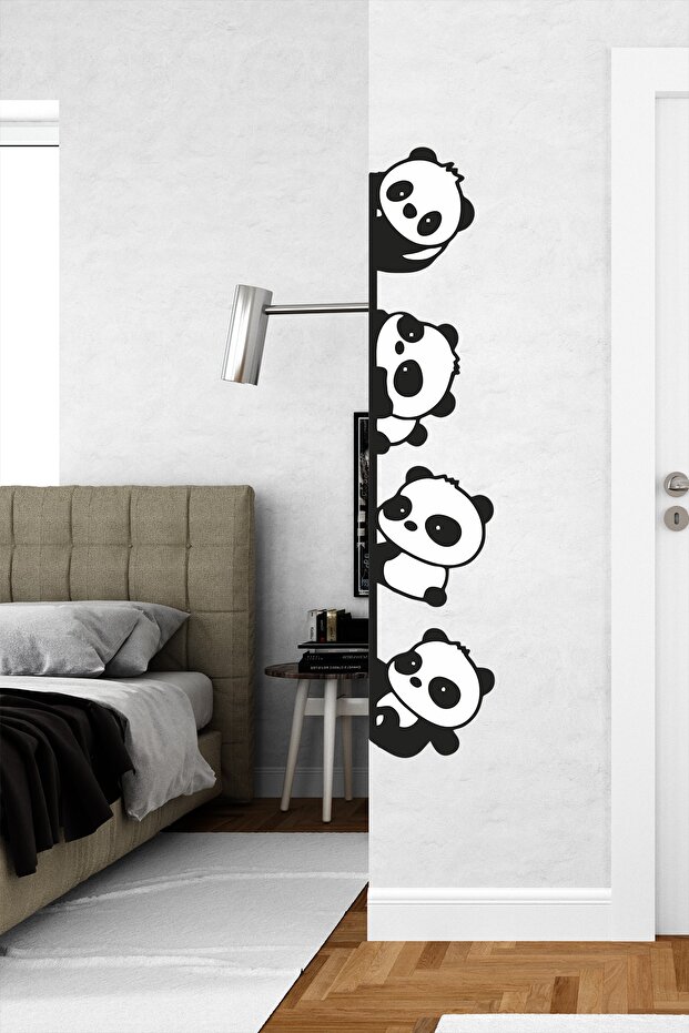 Panda Duvar Sticker Seti - 2